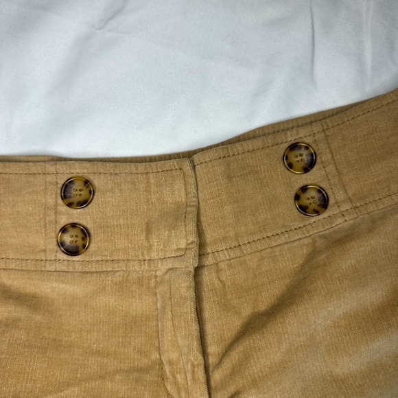 Bebe Brown Corduroy Cropped Pants - Picture 3 of 4